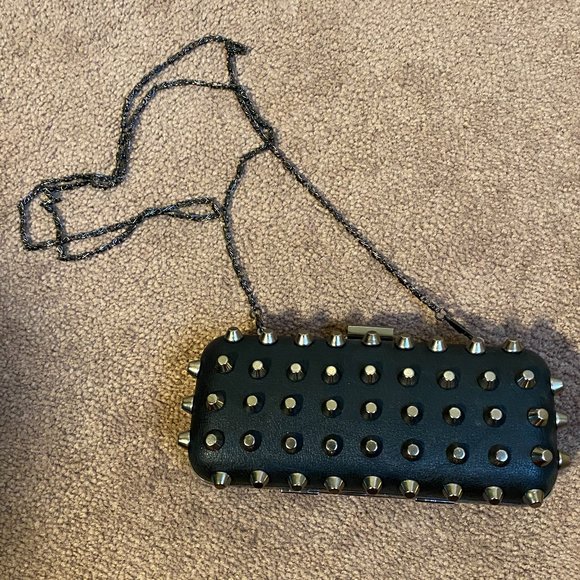 Material Girl Studded Clutch - Picture 3 of 3